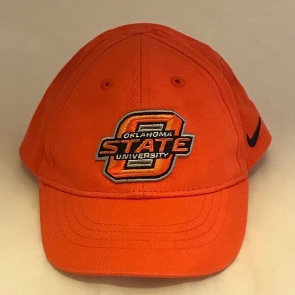 Kid's Nike Oklahoma State University Orange Baseball Hat - Picture 2 of 11